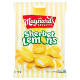 Maynards Bassetts Sherbet Lemons Sweets Bag 192g (Case of 12)  Adomoo